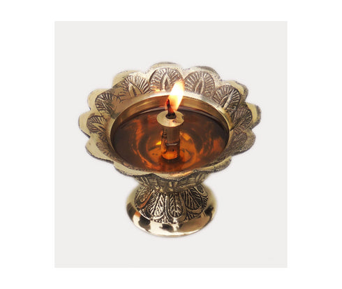 Brass Table Oil Lamp Deepak 0.12Kg